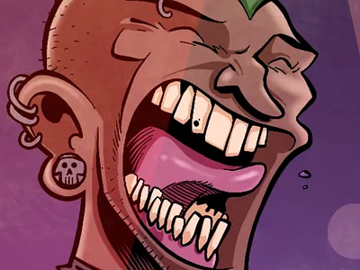 Rockstar character design illustration ipad pro procreate app rock and roll