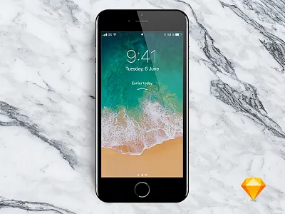 New iPhone 7 mockup for Sketch app download iphone iphone 7 iphone7 mockup sketch sketch app