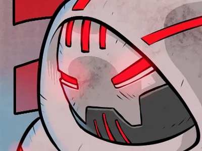 The Chase art illustration ipad pro procreate app scifi