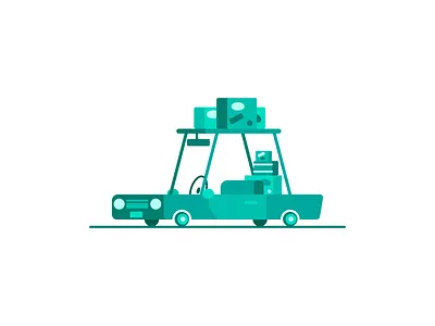 Road Trip Mobile branding character clean design flat icon illustration logo minimal mobile ui vector