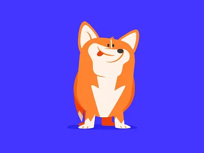 Corgi character corgi dog