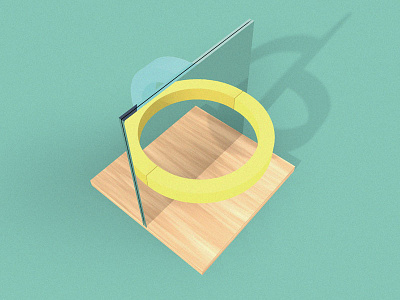 3D Pandorga 3d brand cinema4d mirror sculpture