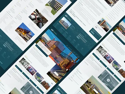 RMF Engineering Website green homepage interface design ui ux web design website wordpress