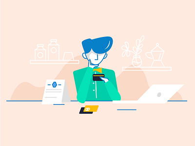 Which business credit card? credit card illustration small business vector