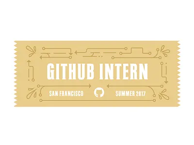 GitHub Intern 2017 chocolate francisco github golden intern internship octocons prize san ticket win wonka