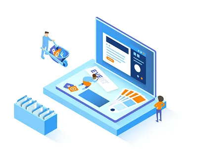 Matching Brands character illustration isometric mobile process product wonderstruk