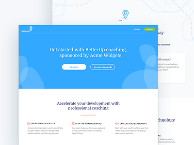 Client Microsite landing page marketing website microsite product design ui ux