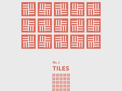 Tiles: No. 7 abstract floor geometric pattern shapes tiles travel