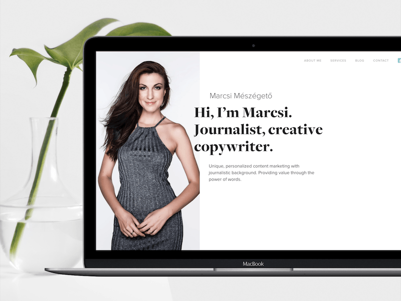 Personalized Copywriting about blog homepage minimal portfolio principle sketch web webpage writing