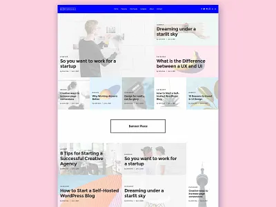 Mondrian Journal blog journal magazine pq theme wordpress