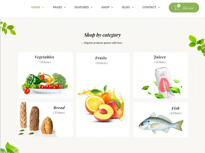 Shop by category 2d cms component ecommerce menu shoponline ui ux