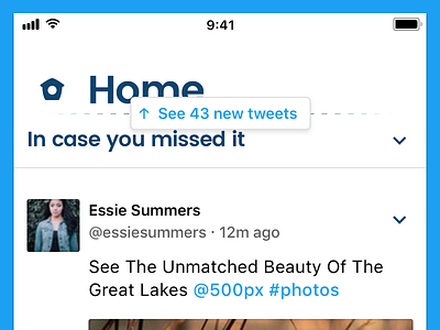 Twitter - In case you missed it ... app avatar concept interface ios iphone profile redesign twitter ui ux