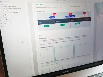Grid System in XD adobe xd design system documentation framework specs ui ux web
