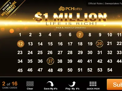 1 000 000 design game lottery