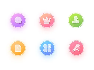 Kara OK music APP Icon icon interface music powder song