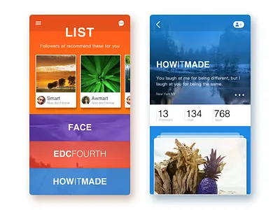 Day 7-Dating -UI app cards clean concept design ios mobile ui