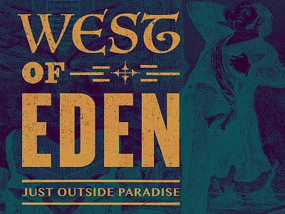 West Of Eden (W.O.E.) Beer Label beer brew homebrew label