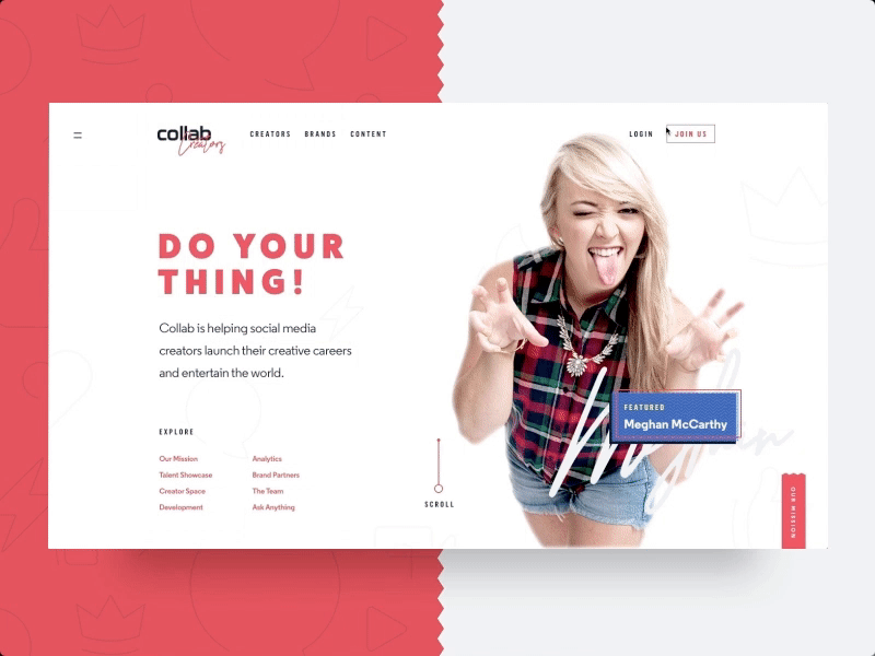 Menu Overlay Anim. animation menu overlay red
