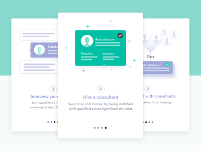 Onboarding flow application illustrations onboarding process
