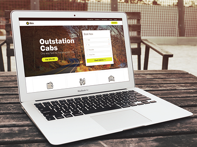 Cab Booking - Daily UI 14 activity booking cab concept home location multi vendor ola screen search ui ux