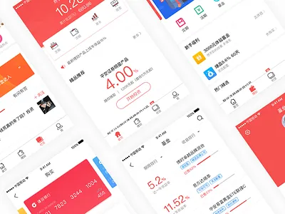 finance app finance interface ios mobile phone ue ui