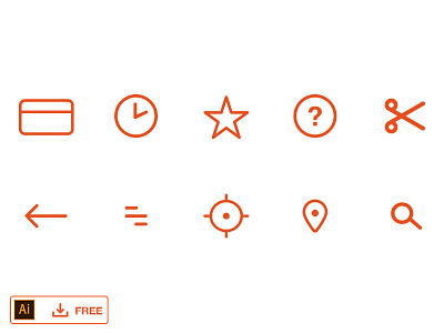 FREEBIE - 10 free line icons app free freebie icon ios line psd