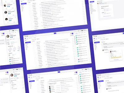 Outreach For Gmail activity feed email engagement gmail inbox saas sales ui ux