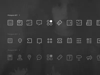 QR app app art branding flat design museum pictograms room33 ui