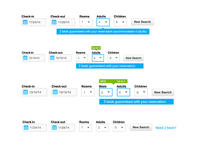 Exploration 2 Bed Guarantee farefinder filter search