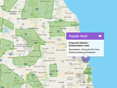 Popular Hood test pop up box ui design