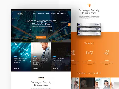 Skyport Systems data room security hardware and software it security responsive design skyport systems web design web design for it