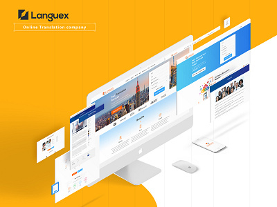 Languex bootstrap clean company online responsive translation website