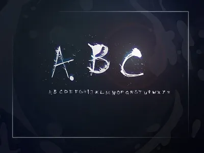 Splashfont Universal font splash typography