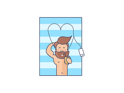 Summer illustration character characterillustration flatdesign illustration ilustration sumer summer summerillustration