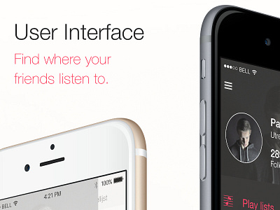 Apple Music Redesign apple apple music helvetica interface ios photoshop redesign ui ux