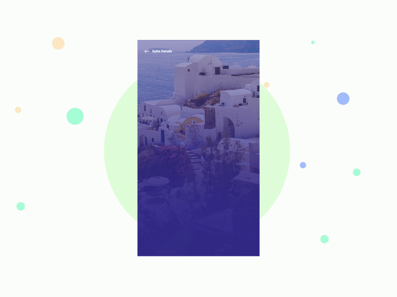 XPLRe Travel Application | Destination Details & Help app application design travel fresh interface landing minimal page responsive simple ui ux