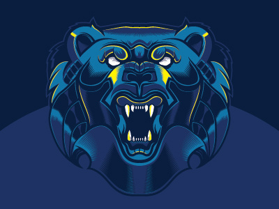 Bear bear graphic design illustration pen tool vector