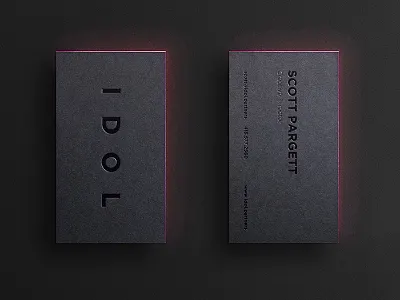 IDOL Cards business cards idol