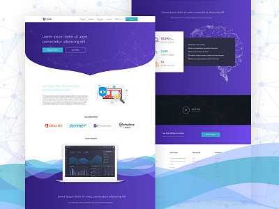 Software Landing Page black blue community dark design hacker ixd minimal ui ux website
