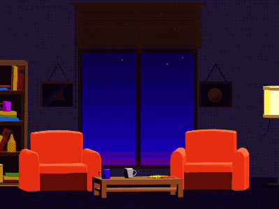 Moving to a Flat House! after animation cinema 4d effects flat gif house illustration