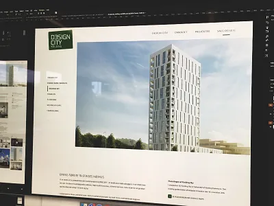 DesignCityKolding clean design flat layout minimal navigation ui user interface ux website