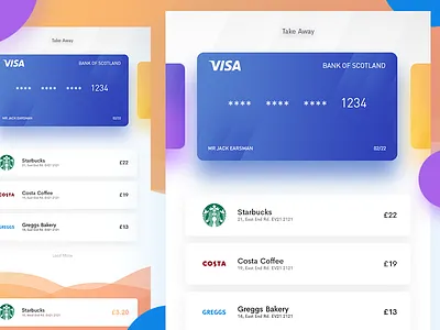 Take Away App (2017) app app ui clean mininal mobile app take away take away app ui user interface