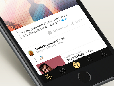 Project: fashionist blog boutique calendar cards fashion feed icons interface map product design ui ux