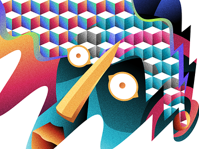 IF YOU KNEW BETTER YOU'D DO BETTER dream gaze geometry homage isometric robot vince staples waves