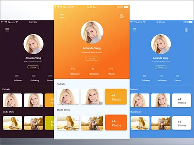 Fashion Model App Ideas! apple apps fashion home mobile apps model photographer photography profile ui ux
