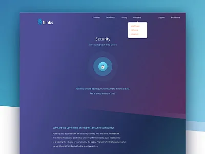 Security page adobe xd design layout page security page website xd