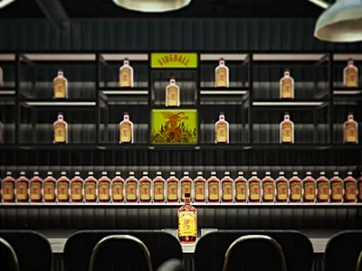 FIREBALL- Salford City FC Members Bar 2024 3d branding exhibition design graphic design interior architecture logo twinmotion vectorworks venue design