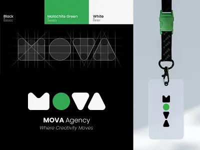 🚀 MOVA Agency – Brand Identity Design 3d 3d render 3dmodeling blender brand brandidentity branding graphic design illustration logo logo design