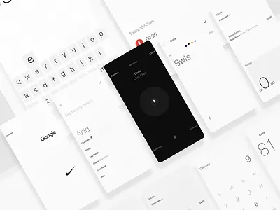 Programme in Progress app clean contemporary design ios minimal mobile modern ui user experience user interface ux