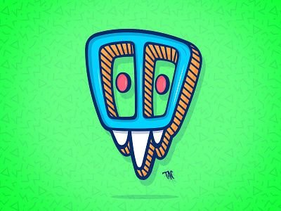 3D Chomp art chomper design graphic design tac tacapparel vector